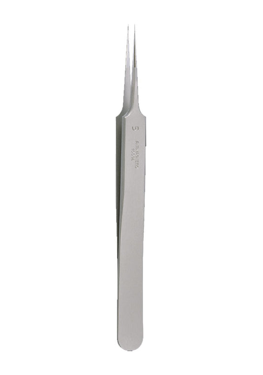 Pinça com pontas longas, extrafinas para espiral de balanço